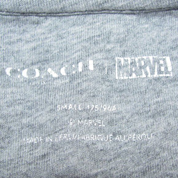 Mens' Coach x Marvel Captain America Cap Graphic Tee T-Shirt Size Small S - Picture 7 of 7